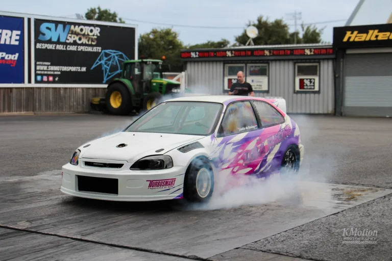 Lisette de Koning's Honda Civic Drag Car – 10.233s ET Record