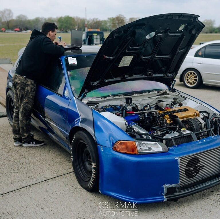 András Vass's Honda Civic Drag Car – 10.180s ET Record