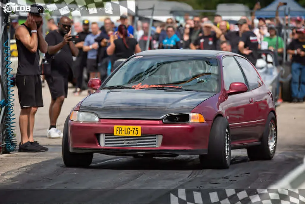 Dustin Karelse's Civic Drag Car – 8.409s ET Record