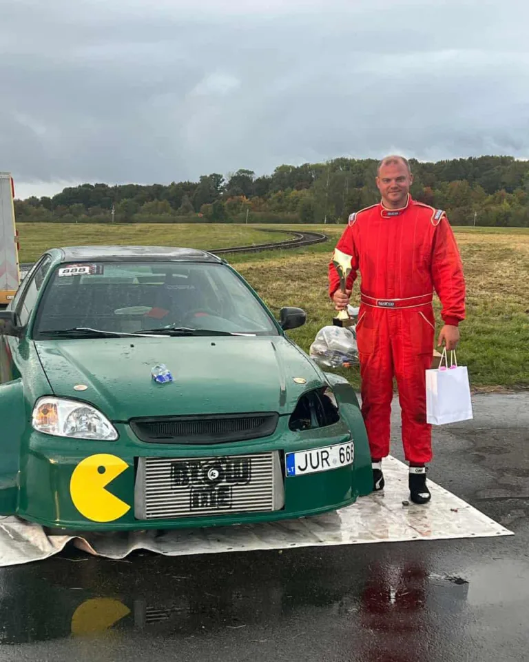 Linas Jurgaitis's Honda Civic Drag Car – 10.504s ET Record