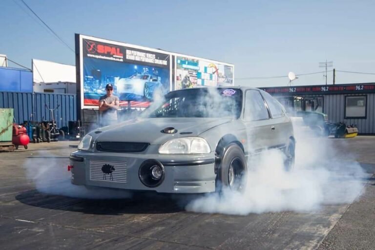 Luke Pritchard's Honda Civic Drag Car – 9.390s ET Record