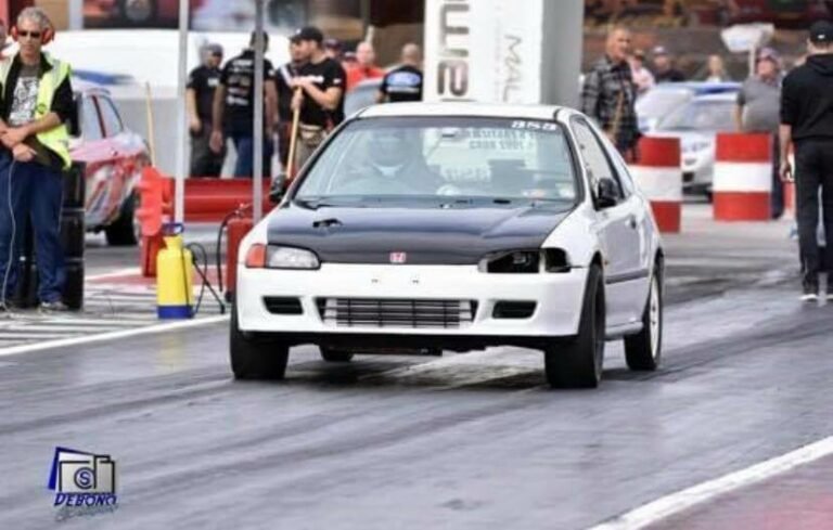 Malcom Parnis's Honda Civic Drag Car – 9.939s ET Record