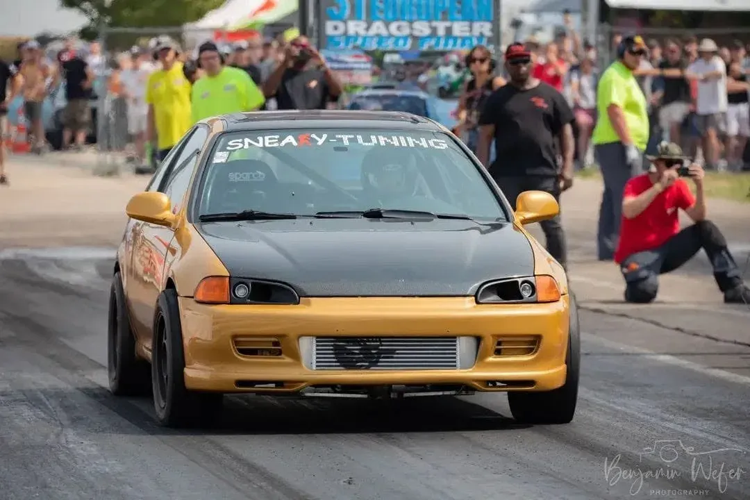Maruli van Haastert's Honda Civic Drag Car – 8.721s ET Record