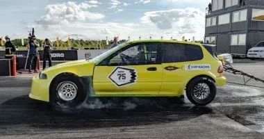 Nikolaj Akimov's Civic Drag Car – 9.209s ET Record