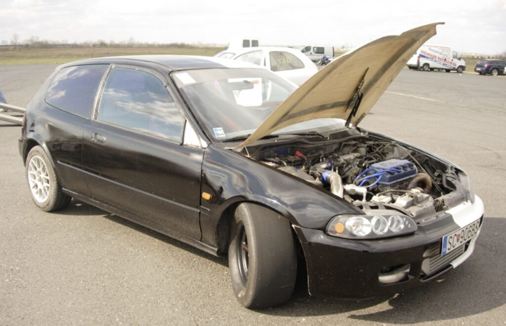 Štefan Holakovský's Honda Civic Drag Car – 11.220s ET Record